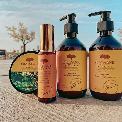 مجموعة العناية بالشعر بالأرغان العضوي